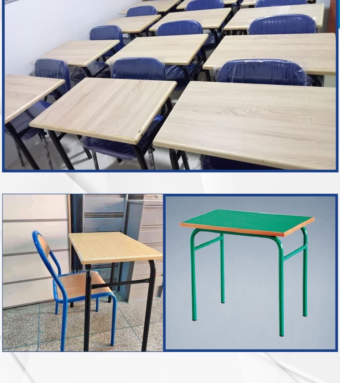 Table Individuelle 50x70 — Coloris au choix