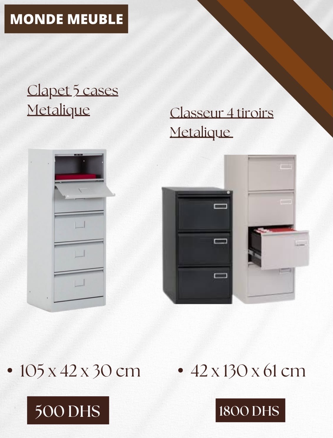 Clapet Métallique 5 Cases