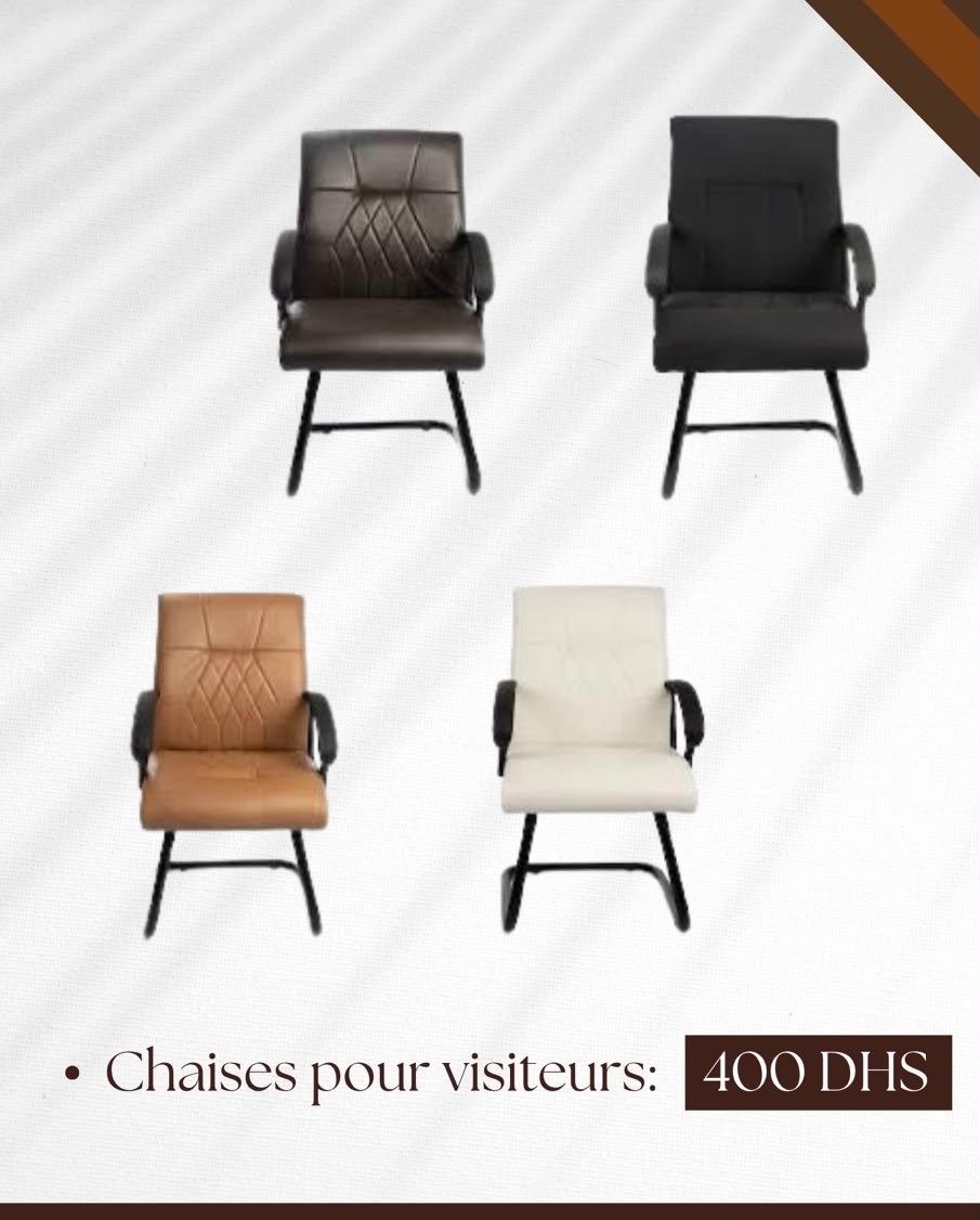 Chaises pour Visiteurs