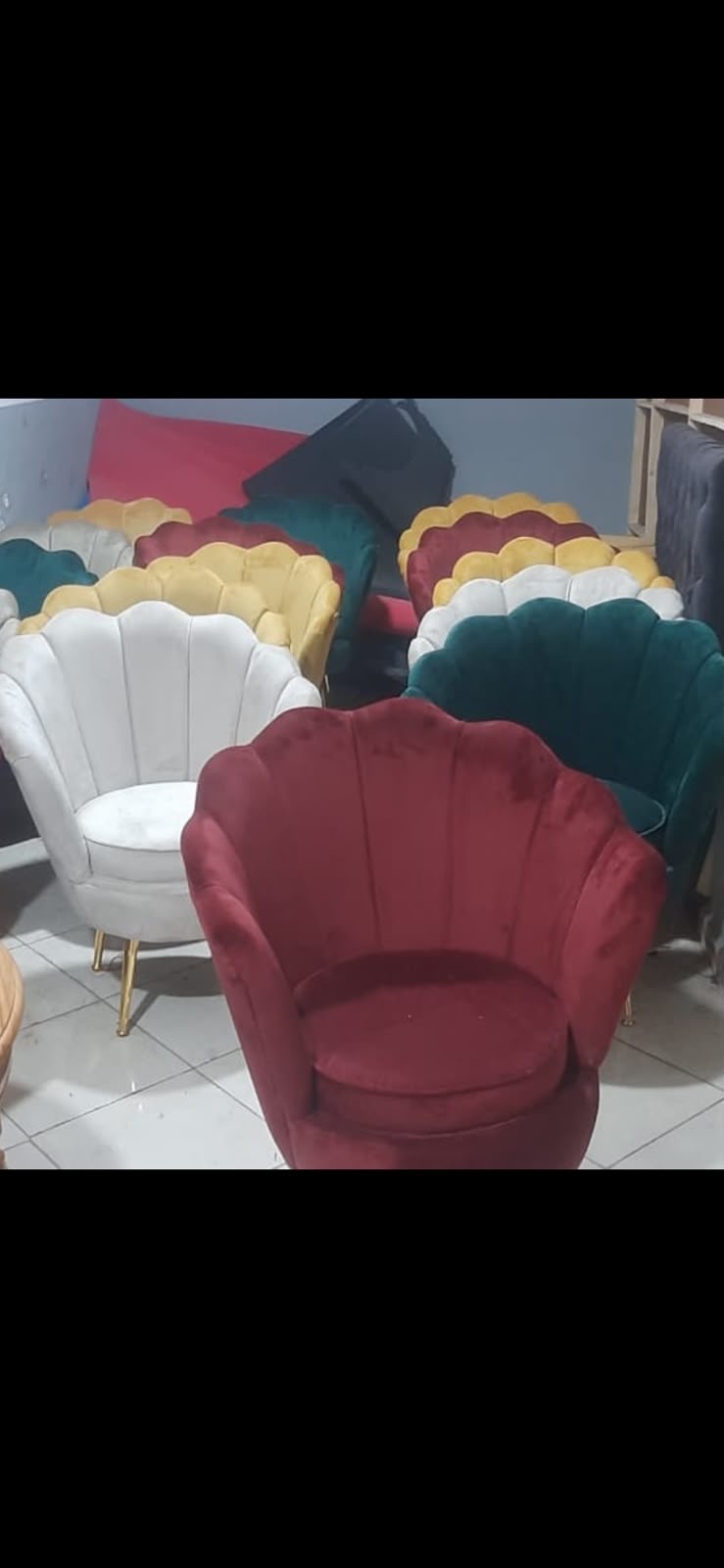 Fauteuil Coquille — Coloris au choix