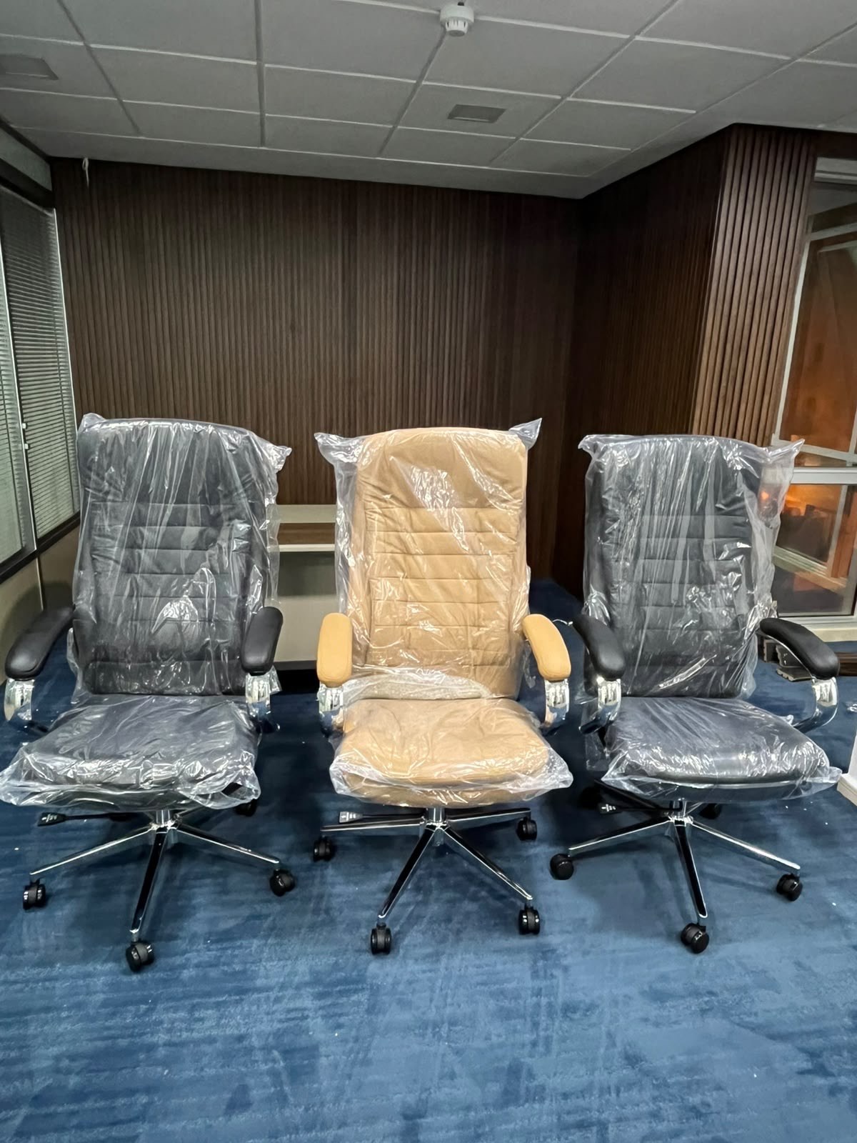 Fauteuils de Direction Tissu — Trio