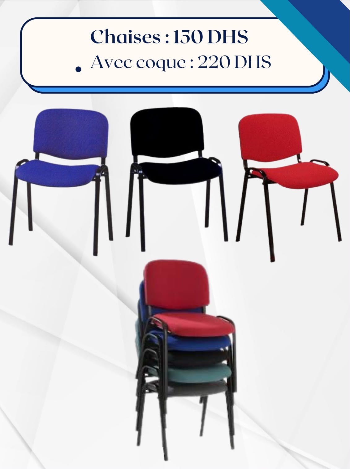 Chaises Visiteur Empilables