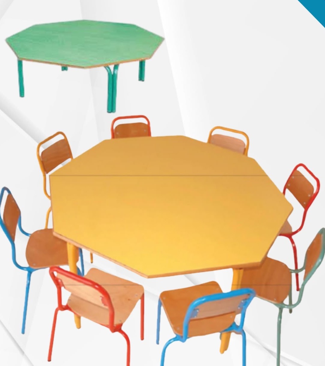 Table Octogonale Maternelle